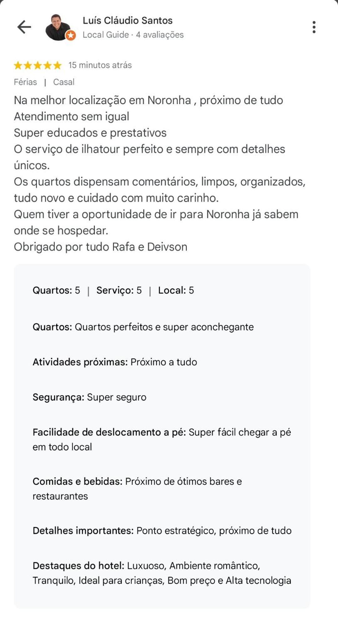 Paraiso Do Boldro Flat 费尔南多 - 迪诺罗尼亚 外观 照片